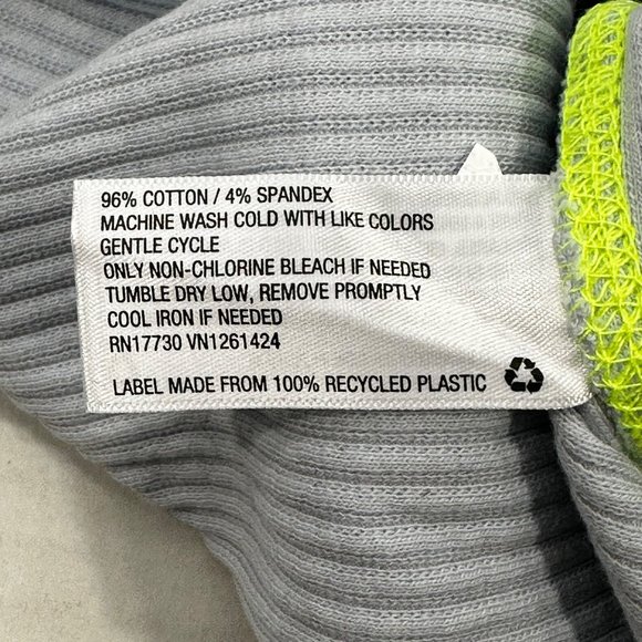 Wild Fable Women's Size XS Long Sleeve Slim Fit Baby Ribbed Tee Shirt Blue New - Picture 6 of 13